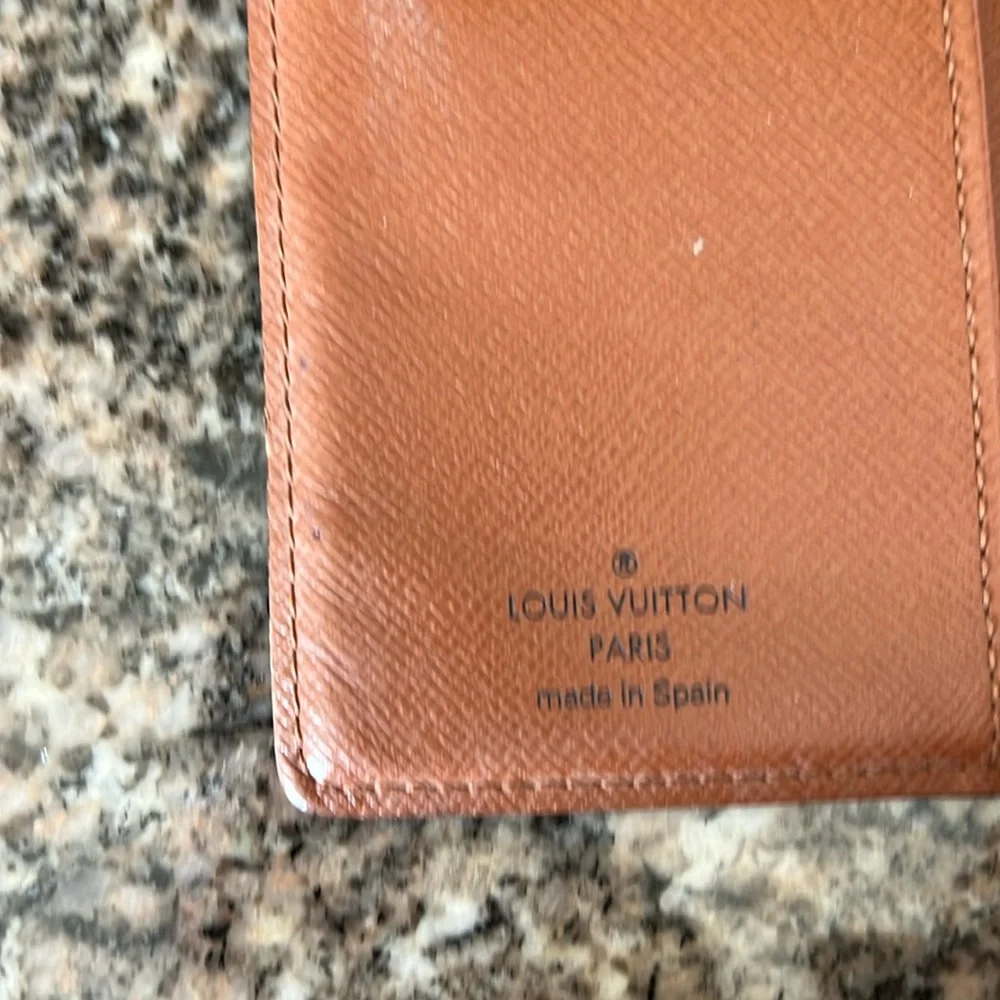 Louis Vuitton Monogram Brown and Gold Notebook Planner Cover